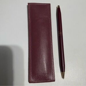 Rare! Vintage Cross Classic Century Pencil - Burgundy W/Leather Pouch